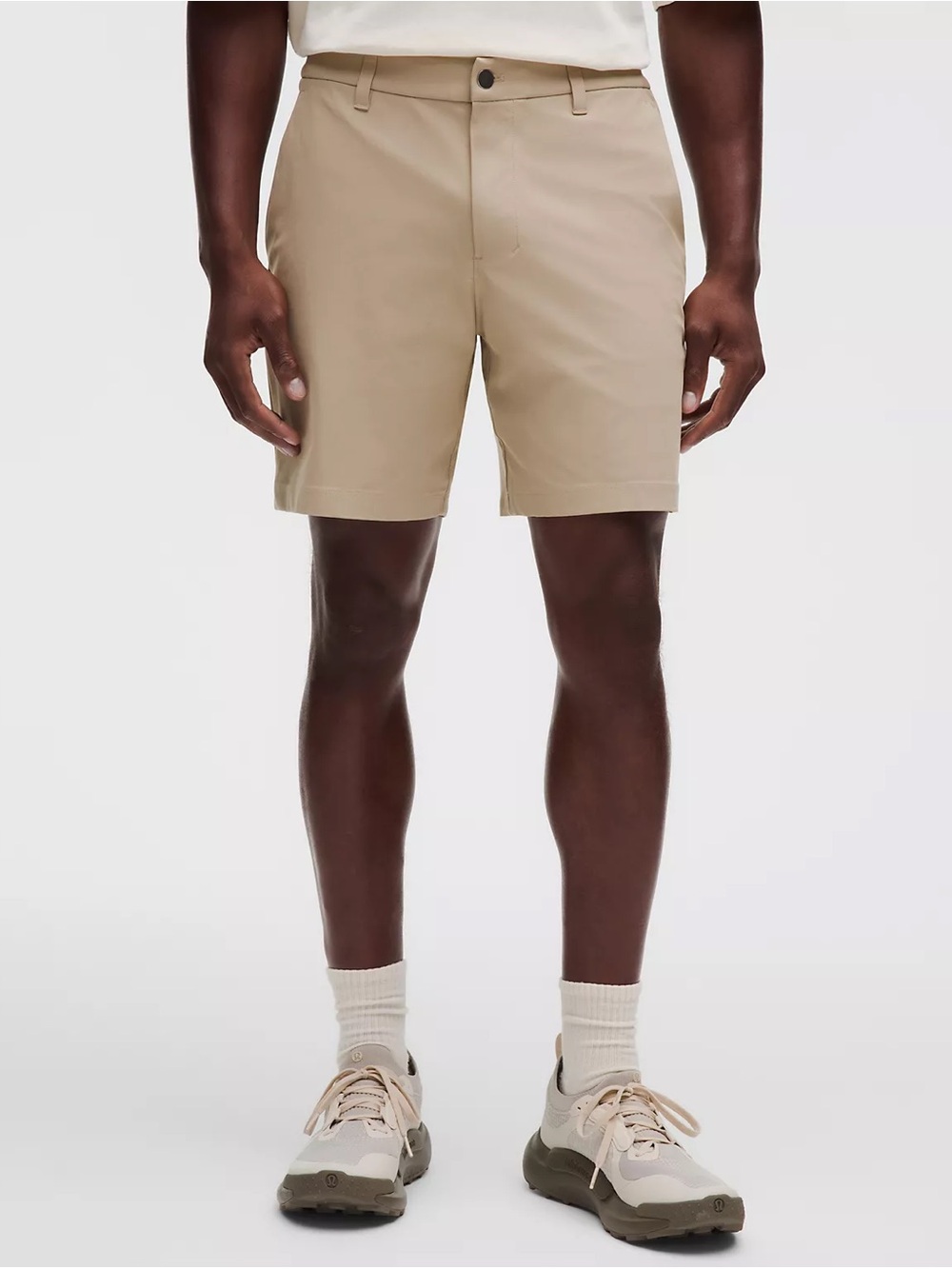 Lululemon Men’s Khaki ABC Classic-Fit 7" Warpstreme Shorts